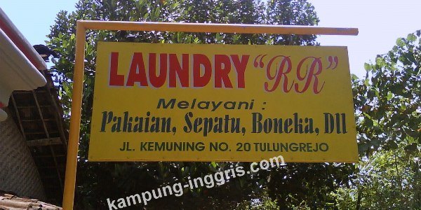laundry kampung inggris kediri 