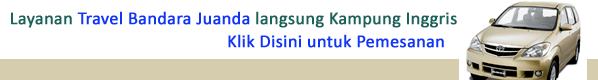 Layanan Penjemputan BAndara Kampung Inggris